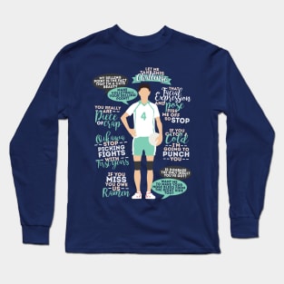 Iwaizumi Quotes Long Sleeve T-Shirt